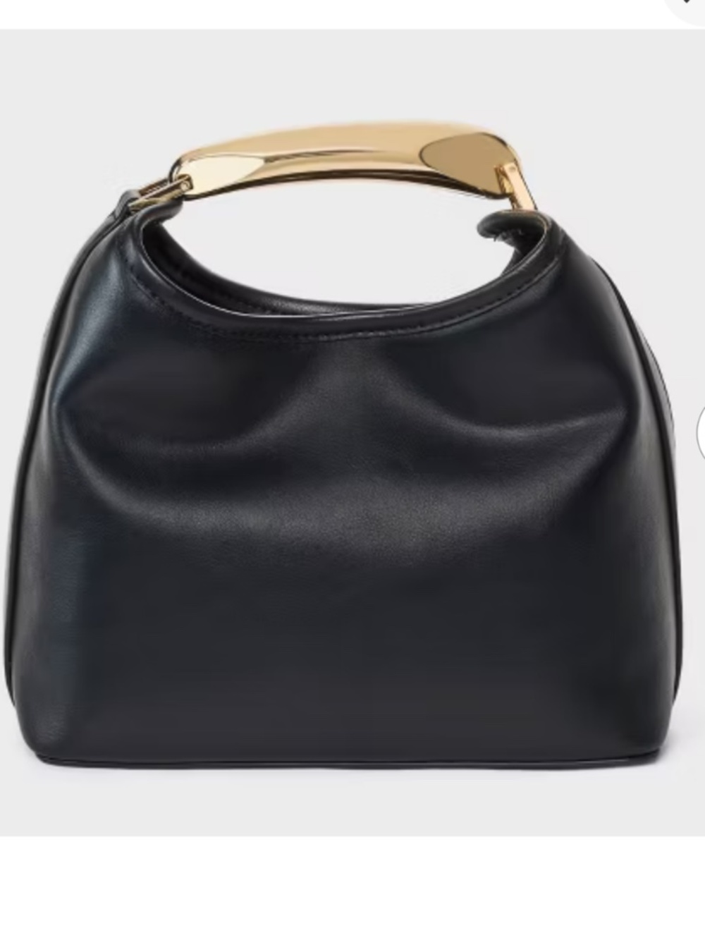NWT a new day black mini slouchy handbag